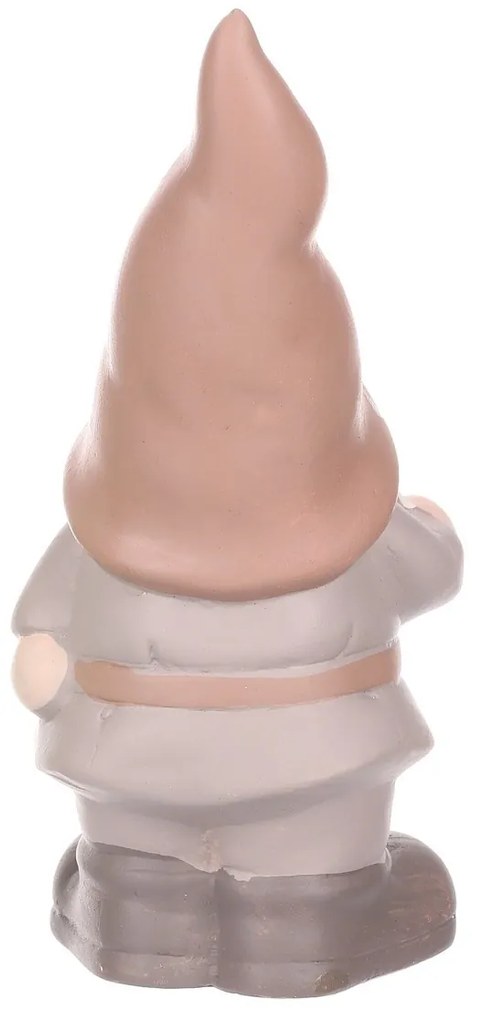 Pixie  kerámia törpe, rózsaszín, 20,5 x 9 x 9 cm