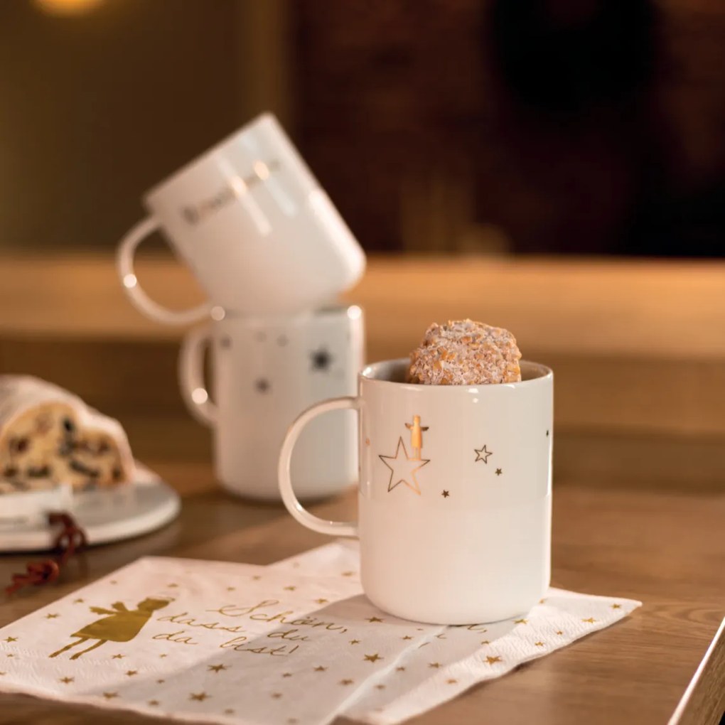 Räder GOLDSTAR fehér porcelán bögre