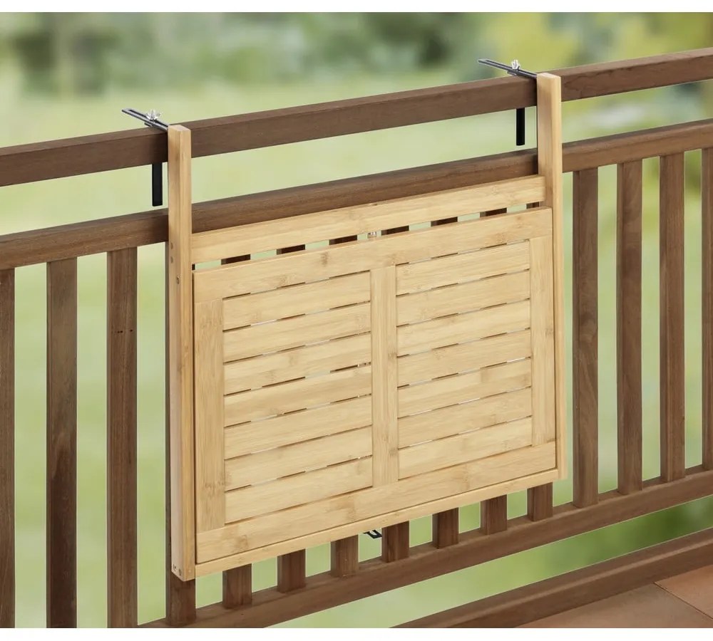 Bambusz kerti kisasztal 44x64 cm Waikiki – Wenko