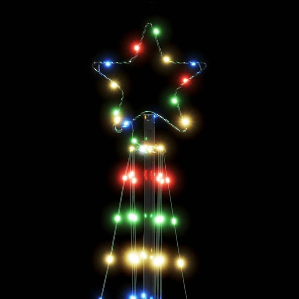 színes LED karácsonyfa 363 LED 182 cm