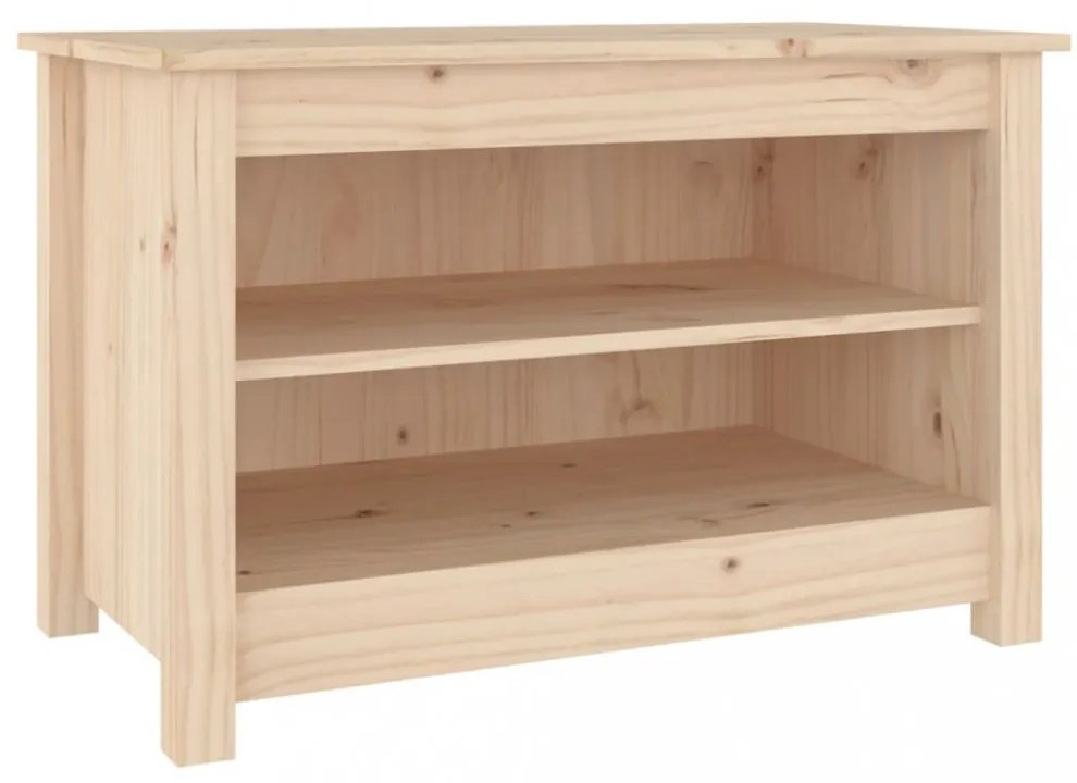 tömör fenyőfa cipőtároló pad 70 x 38 x 45,5 cm
