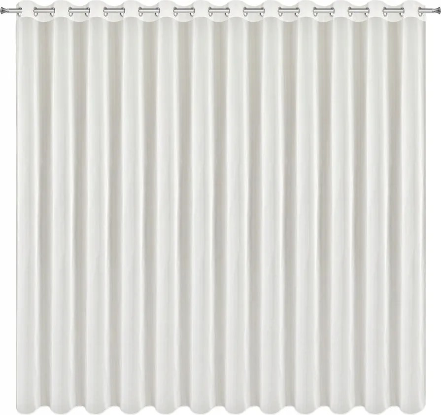 Elegáns függöny Violet fátyol krém sima széles 500X270 Kerékátvezetők