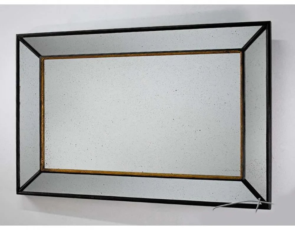 Sophia antikolt retro falitükör fekete 80x120 cm