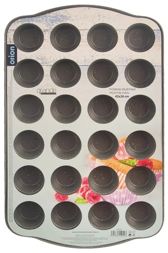 Fém muffin sütőforma 26x42 cm Grande – Orion