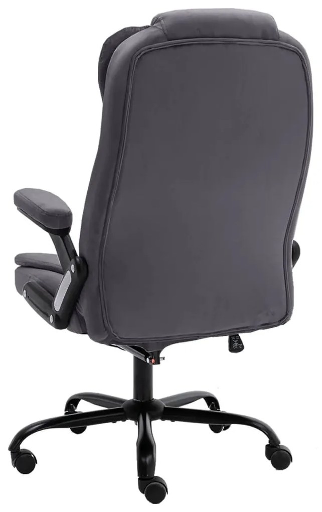 sötétszürke bársony irodaszék