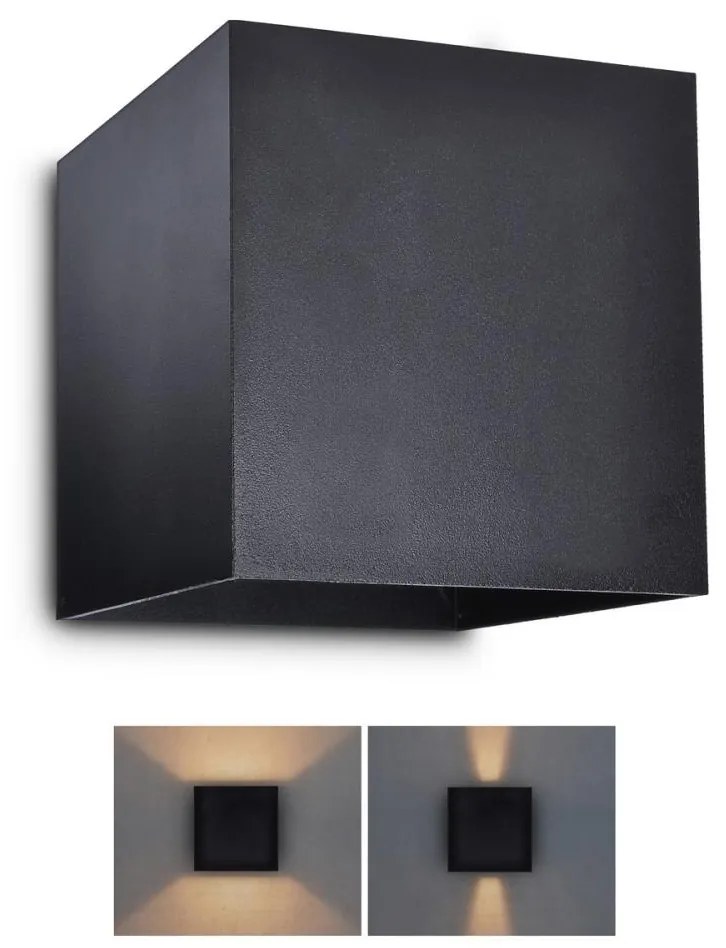 Brilagi - LED Kültéri fali lámpa CUBE LED/6W/230V IP54