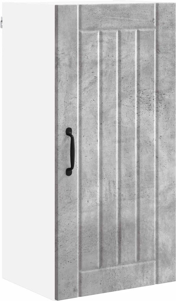 vidaXL Konyhaszekrény Beton Szürke 40 x 31 x 80 cm Faanyag