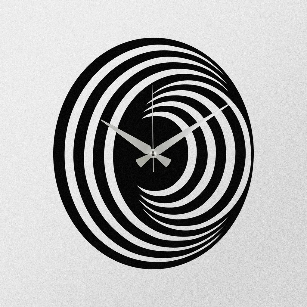 Circles S017 Black falióra , 48 x 48 cm