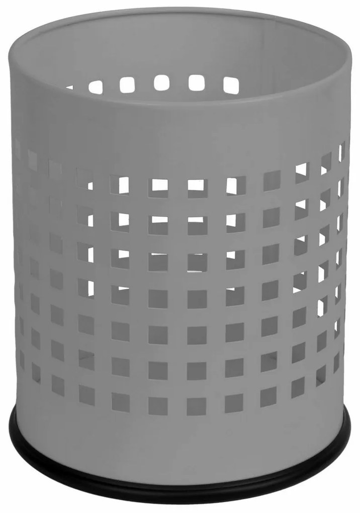 Alda Officer perforált szemetes 7 l, szürke, 7 l