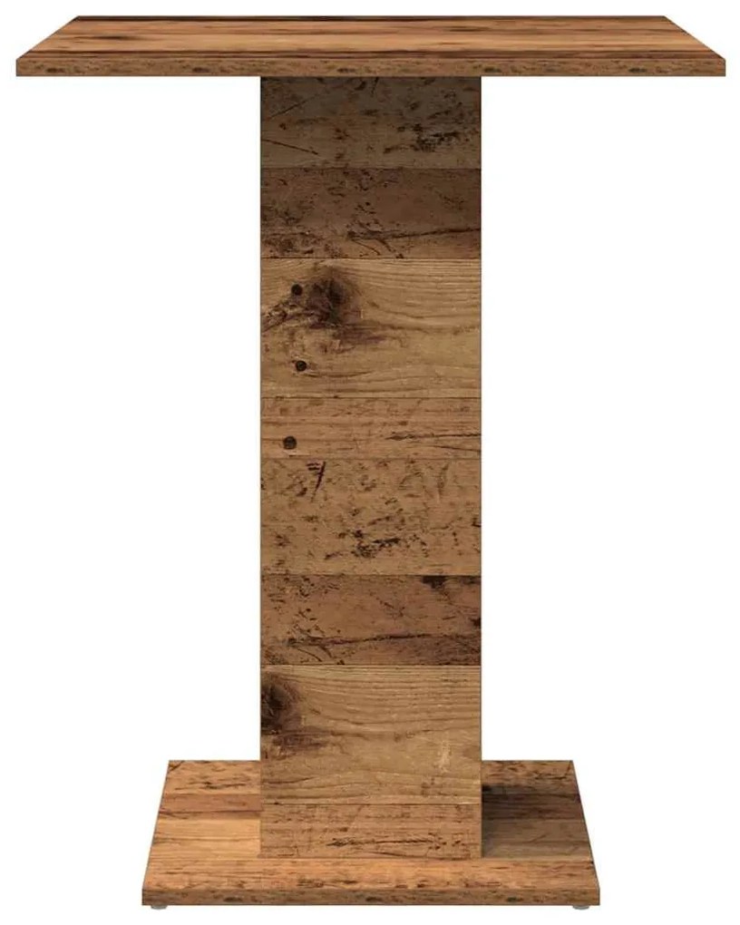antik fa szerelt fa bisztróasztal 60 x 60 x 75 cm