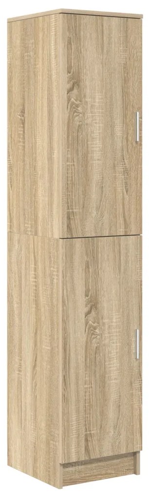 Tárolóval rendelkező íróasztal polcokkal 2 pcs Sonoma tölgy