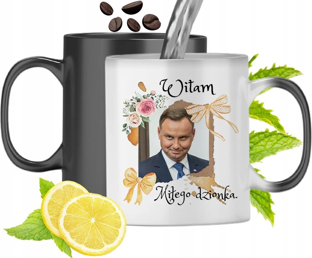 Duda András Színváltó Mágikus Bögre fényképes nyomtatással