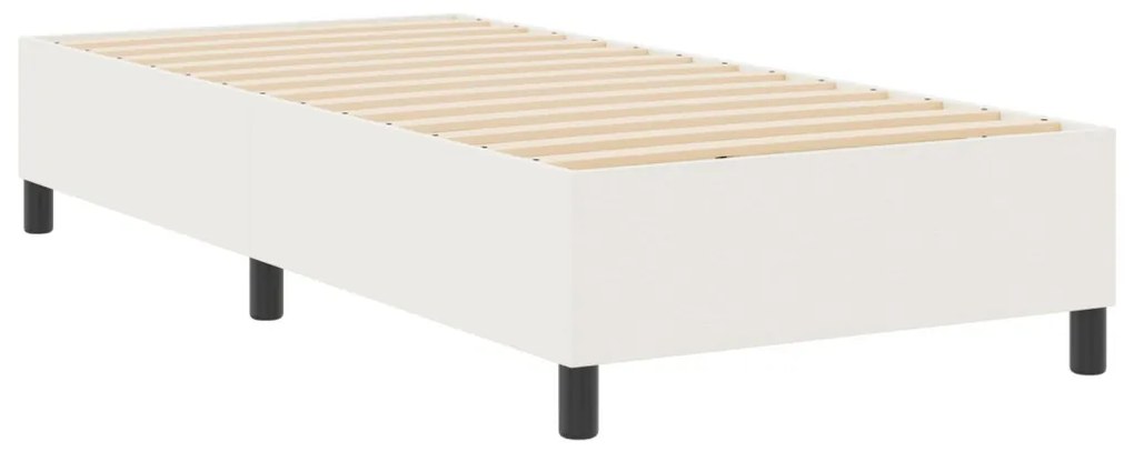 Boxspring Ágy Krém 100x200 cm Corduroy Szövet