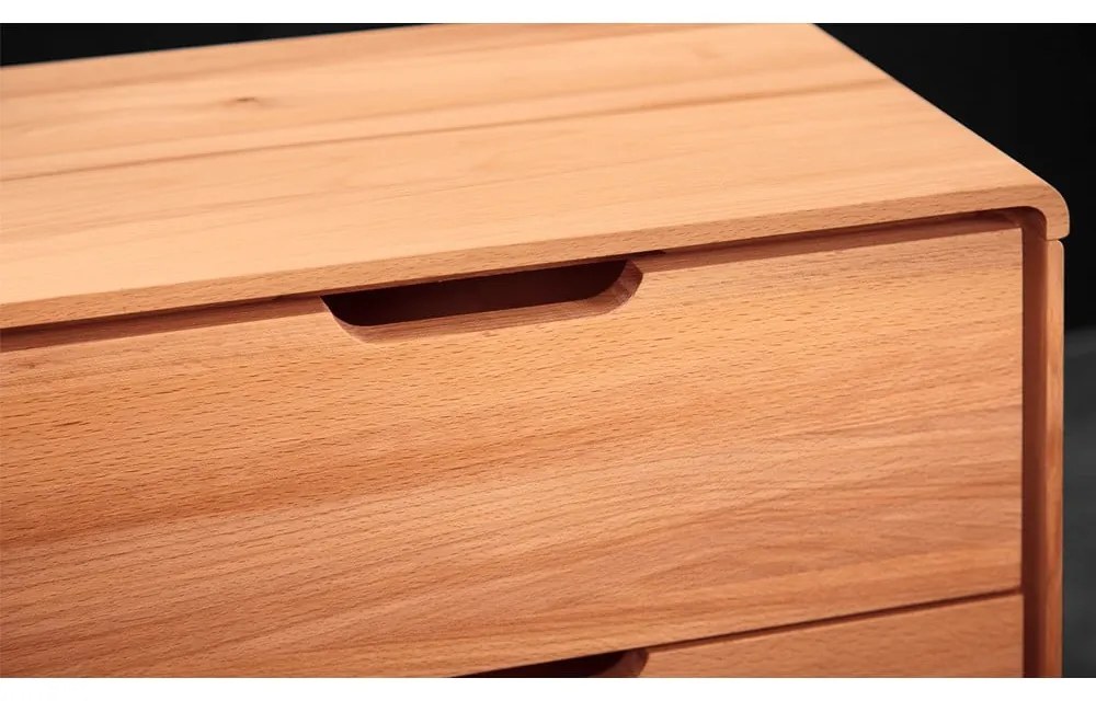 Alacsony bükkfa komód 90x63 cm Greg - The Beds