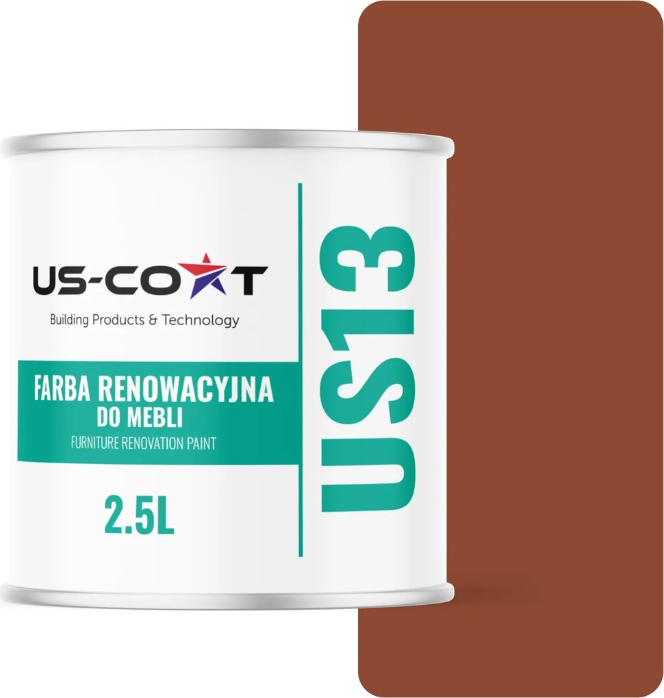 Konyhabútor Festék Szekrény Frontok Téglaszínű RAL8004 Matt 2,5L