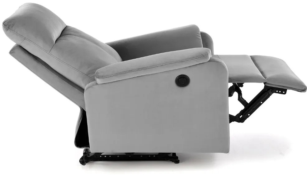 CROCUS elektromos relaxfotel szürke