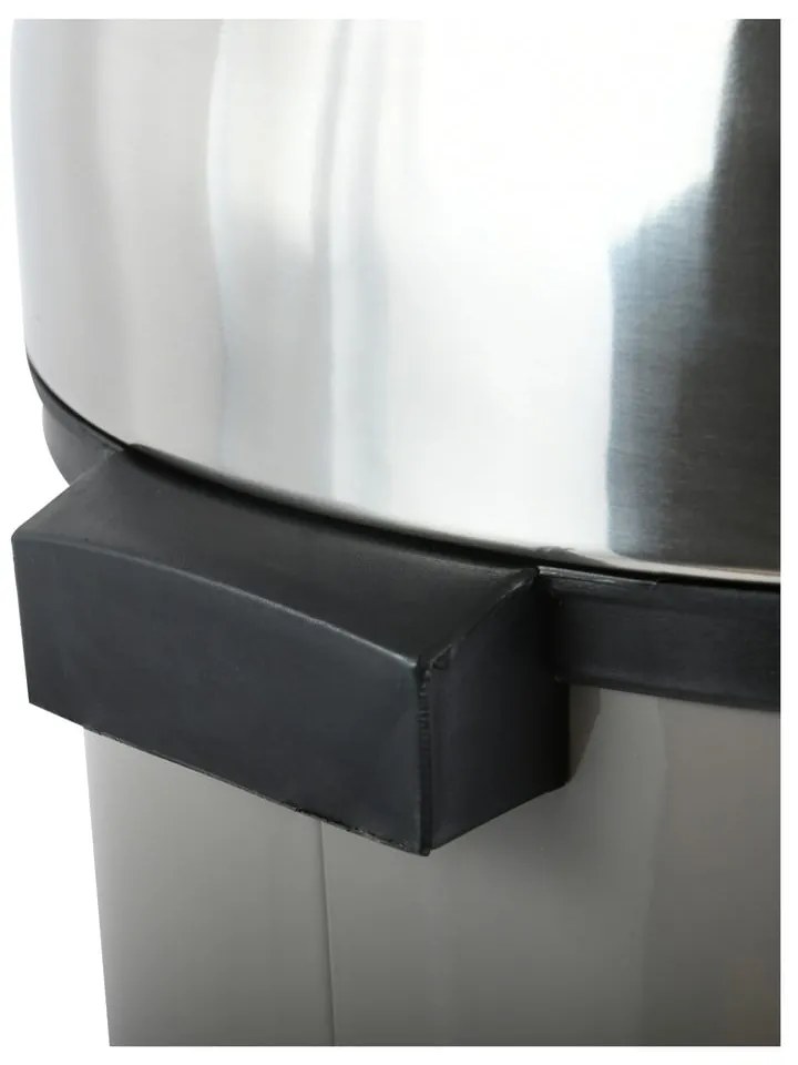 Szürkésbarna acél érintésre nyíló szemetes 30 l – MSV