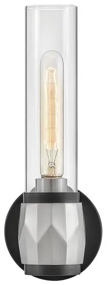 Hinkley HK-ELLISON1-BK-BN - Fürdőszobai lámpatest ELLISON 1xE27/40W/230V IP44 fekete