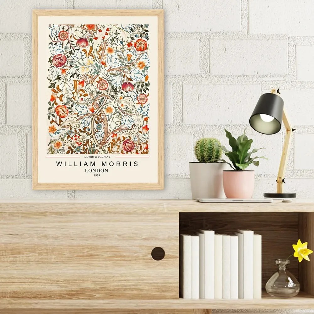 Keretezett poszter 35x45 cm William Morris – Wallity