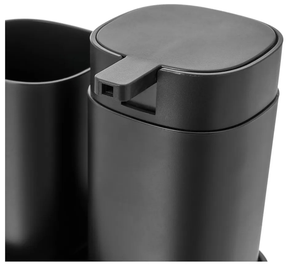 Fekete fürdőszobai kiegészítő szett – Casa Selección