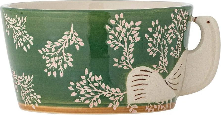 Zöld kőedény leveses tálka 460 ml Hezha – Bloomingville