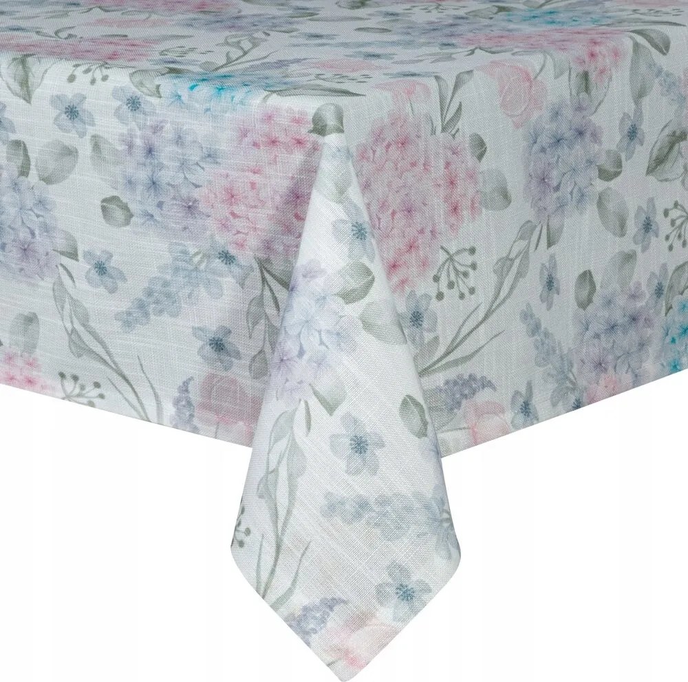 Abrosz dekoratív asztal virág SUMMER8 rózsaszín 140x220 népi retro színes