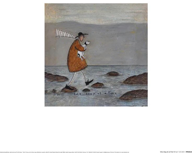 Művészeti nyomat Sam Toft - One Step At A Time