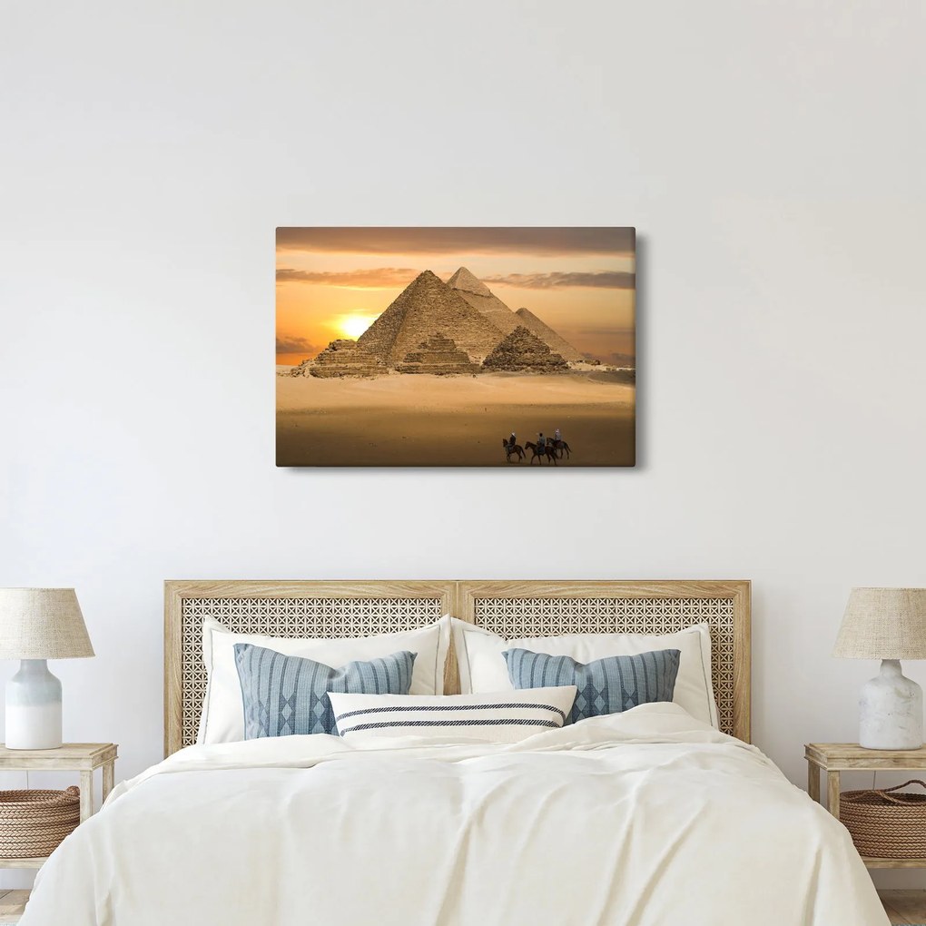Kép - Piramisok (90x60 cm)