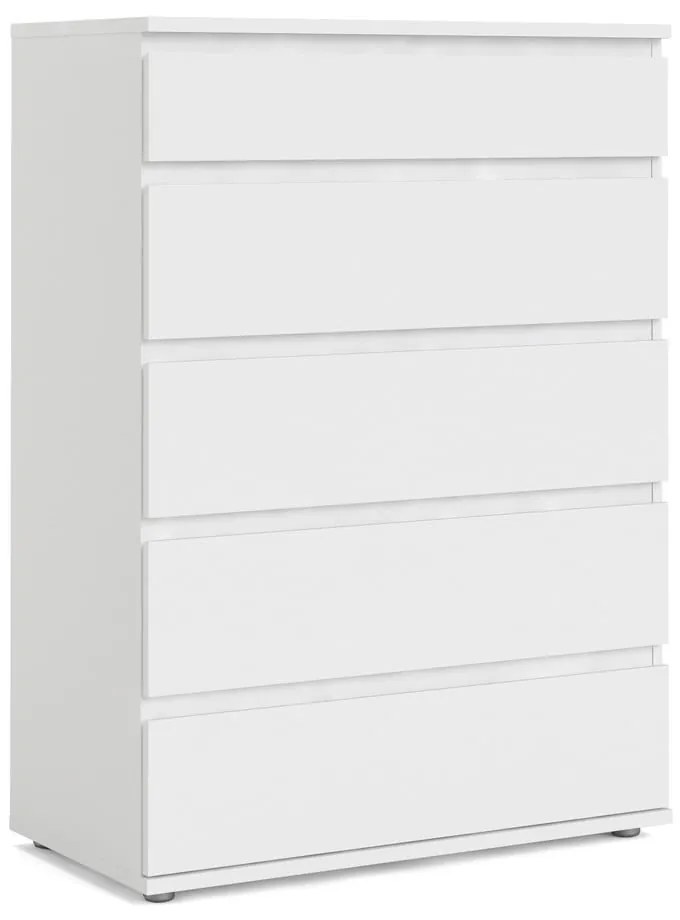 Fehér magas komód 77x107 cm Nova – Tvilum