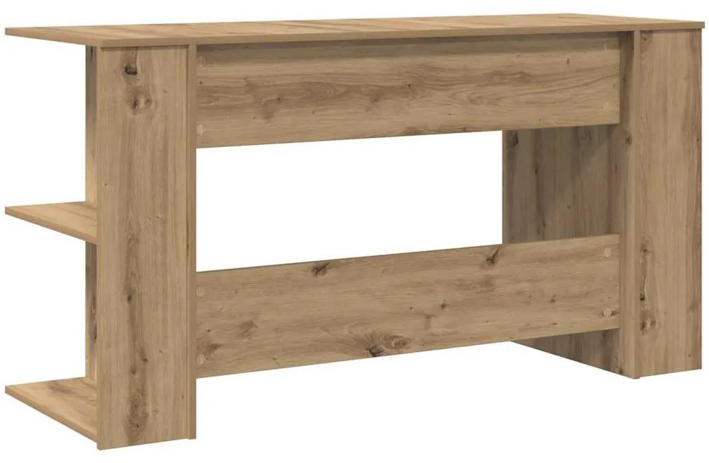 Asztal polcokkal Egyéb kézműves tölgy 140 x 50 x 75 cm Faanyag