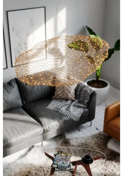 ByRydens 4201260-6501 - LED Csillár zsinóron HAYDEN LED/20W/230V arany