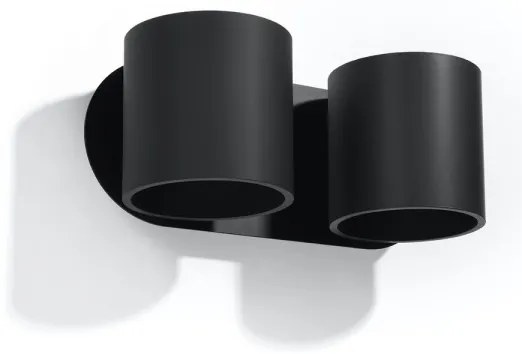 Sollux SL.0660 - Fali spotlámpa ORBIS 2xG9/40W/230V fekete