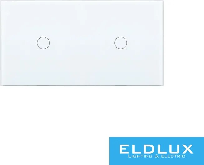 ELDLUX ELDTREND kettes soroló érintőpanel fehér