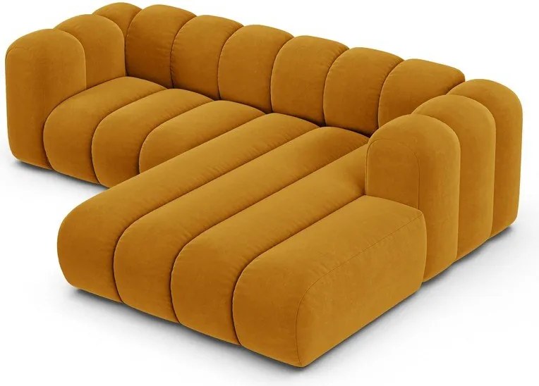 Sárga sarokkanapé (jobb oldali) Lupine – Micadoni Home