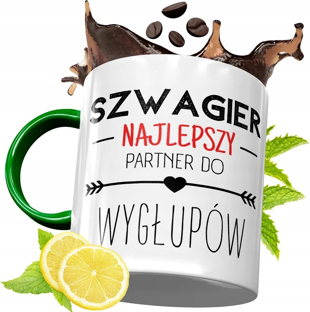 Zöld Bögre Sógornak Születésnapi Ajándék fényképes nyomtatással