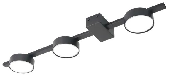 LED Mennyezeti lámpa JOY 3xGX53/6W/230V fekete