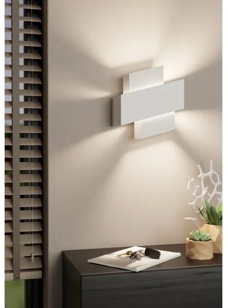 Eglo 900525 - Fali lámpa TIMPAROSSA 1xE27/40W/230V fehér