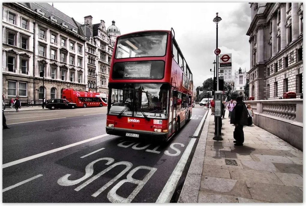 Poszterek 120x80 Érdekes londoni busz