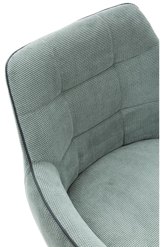 Zöld kárpitozott karfás étkezőfotel szett 2 db-os Donatelo – Marckeric