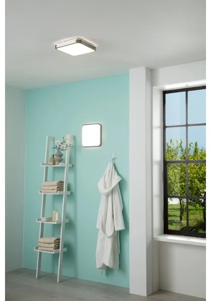 Eglo 96231 - LED fürdőszobai mennyezeti lámpatest MANILVA LED/16W/230V IP44