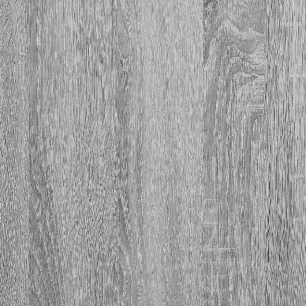 2 db szürke sonoma színű szerelt fa kisasztal 50x30x50 cm