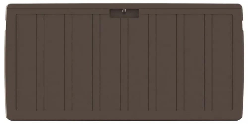 barna párnatároló láda 117 x 45,5 x 57,5 cm 270 L