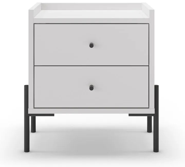 Fehér éjjeliszekrény Mayra – Marckeric