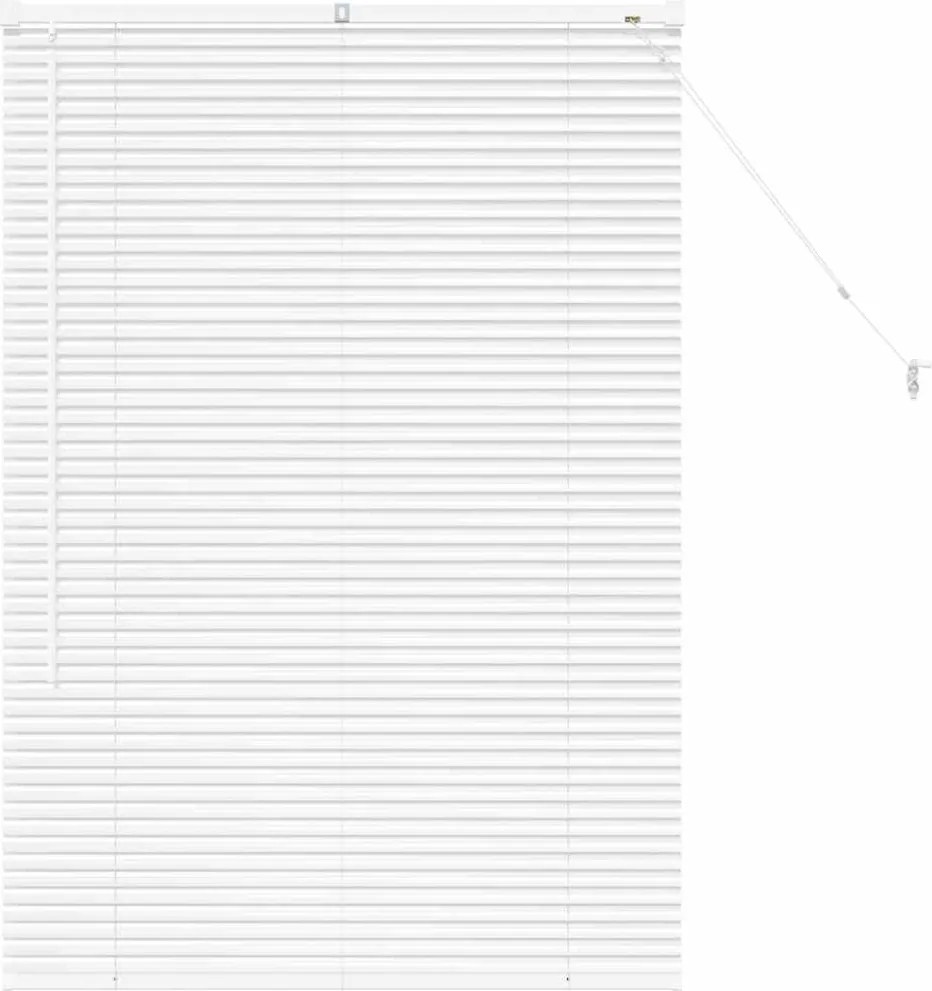 vidaXL Zsalugáter Redőnyök Fehér 130 x 85 cm Alumínium