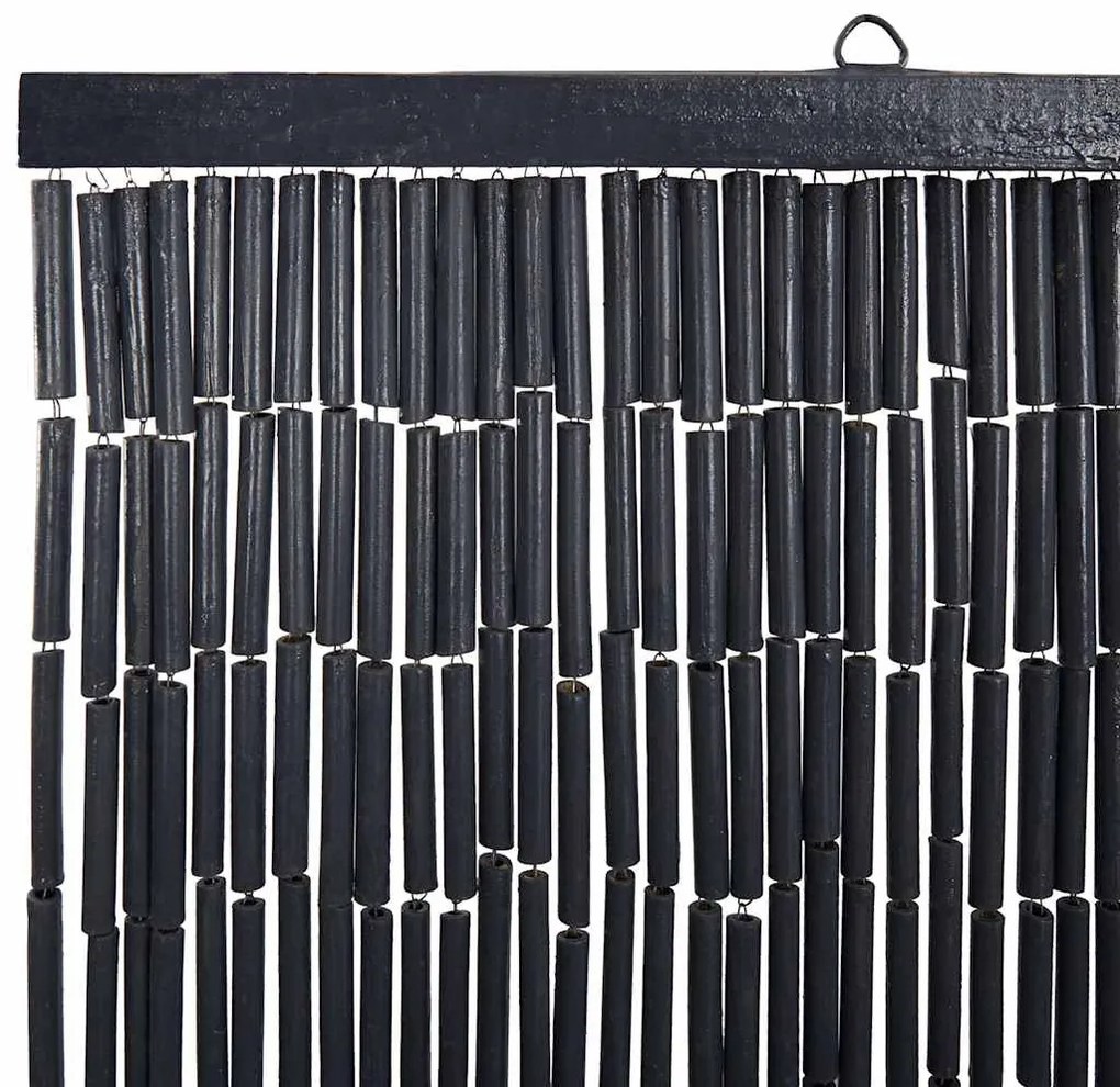 rovaros ajtófüggöny Sötétszürke 90x220 cm bambusz