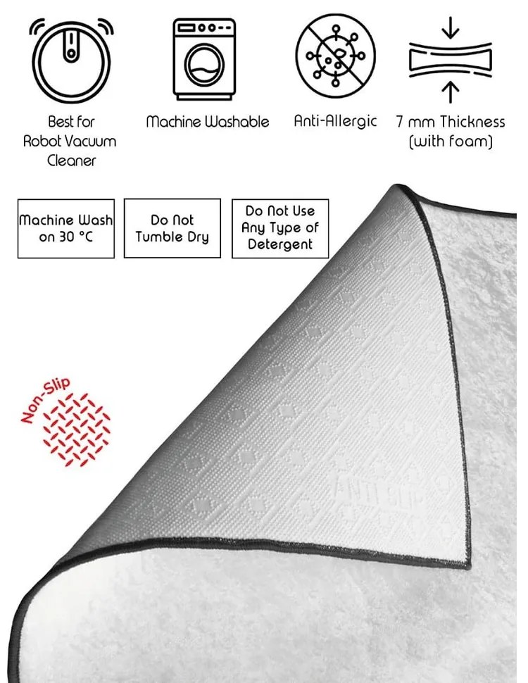 Szürke-aranyszínű fürdőszobai kilépő szett 2 db-os 60x100 cm CT – Foutastic