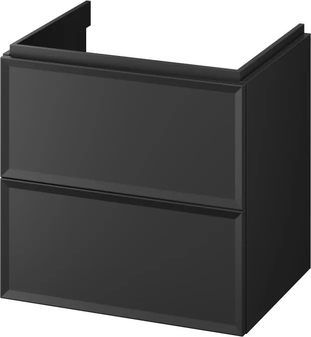 Cersanit S1021-002 - MILLE függesztett mosdó alá szerelhető fürdőszobaszekrény 60x45 cm fekete