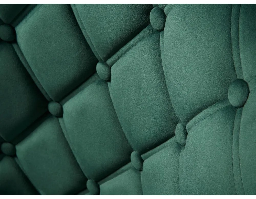 Zöld bársony étkezőszék Granby – Unique Furniture