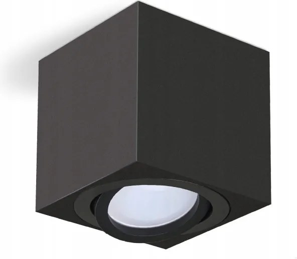 Falra szerelhető lámpa Mennyezeti lámpatest Négyzet IP20 GU10 Mozgatható fa Kobi