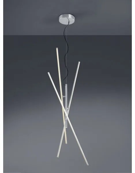Trio - LED Dimmelhető csillár zsinóron TIRIAC 3xLED/8,5W/230V